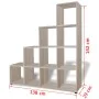 Ladder-shaped bookcase 142 cm oak color by vidaXL, Bookcases and shelves - Ref: Foro24-242551, Price: 111,47 €, Discount: %