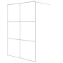 Transparente Duschwand aus weißem ESG-Glas, 140 x 195 cm von , Duschwände und Duschwände - Ref: Foro24-152124, Preis: 201,53 ...