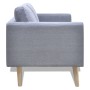 2 seater sofa in light gray fabric by vidaXL, Sofas - Ref: Foro24-242218, Price: 244,96 €, Discount: %