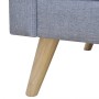 2 seater sofa in light gray fabric by vidaXL, Sofas - Ref: Foro24-242218, Price: 244,96 €, Discount: %