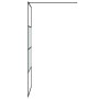 Schwarze, halbmattierte Duschwand aus ESG-Glas, 90 x 195 cm von , Duschwände und Duschwände - Ref: Foro24-152126, Preis: 153,...