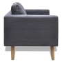 2-Sitzer-Sofa aus dunkelgrauem Stoff von vidaXL, Sofas - Ref: Foro24-242220, Preis: 245,94 €, Rabatt: %