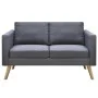 2 seater sofa in dark gray fabric by vidaXL, Sofas - Ref: Foro24-242220, Price: 242,35 €, Discount: %
