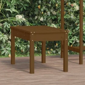 Gartenbank aus massivem Kiefernholz, honigbraun, 80 x 44 x 45 cm von , Gartenbänke - Ref: Foro24-824000, Preis: 59,33 €, Raba...