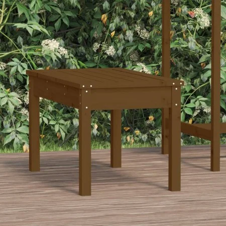 Gartenbank aus massivem Kiefernholz, honigbraun, 80 x 44 x 45 cm von , Gartenbänke - Ref: Foro24-824000, Preis: 59,33 €, Raba...