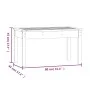 Gartenbank aus massivem Kiefernholz, honigbraun, 80 x 44 x 45 cm von , Gartenbänke - Ref: Foro24-824000, Preis: 59,33 €, Raba...