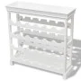 Abreu white wine rack cabinet by vidaXL, Wine racks - Ref: Foro24-242438, Price: 110,04 €, Discount: %