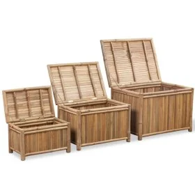 Bamboo storage box 3 units by vidaXL, Storage trunks - Ref: Foro24-242495, Price: 154,88 €, Discount: %