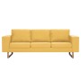 Yellow fabric 2-piece sofa set by , Sofas - Ref: Foro24-276864, Price: 789,60 €, Discount: %