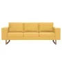 Yellow fabric 2-piece sofa set by , Sofas - Ref: Foro24-276864, Price: 793,06 €, Discount: %