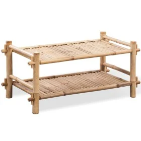 Two Tier Bamboo Shoe Rack by vidaXL, Shoe racks and shoe organizers - Ref: Foro24-242490, Price: 54,95 €, Discount: %