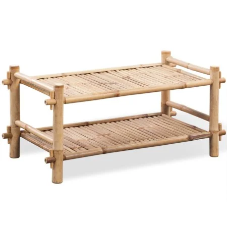 Two Tier Bamboo Shoe Rack by vidaXL, Shoe racks and shoe organizers - Ref: Foro24-242490, Price: 54,95 €, Discount: %