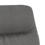 Relaxation armchair with stool in light gray fabric and synthetic leather by , Armchairs - Ref: Foro24-3097506, Price: 123,20...