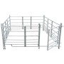 Corral para ovejas de 4 paneles acero galvanizado 183x183x92 cm de vidaXL, Cría de animales - Ref: Foro24-141815, Precio: 387...