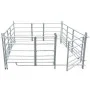 Sheep pen with 4 panels galvanized steel 183x183x92 cm by vidaXL, Animal husbandry - Ref: Foro24-141815, Price: 382,14 €, Dis...