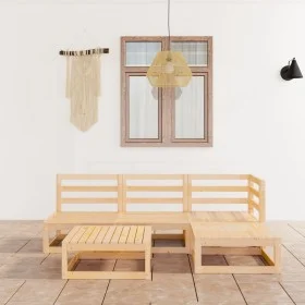Garden furniture set 5 pieces solid pine wood by , Garden sets - Ref: Foro24-3075489, Price: 251,45 €, Discount: %