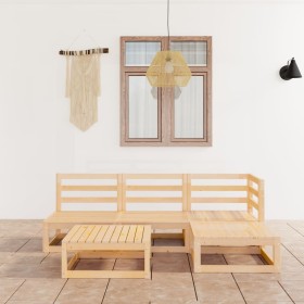 Gartenmöbel-Set 5-teilig aus massivem Kiefernholz von , Gartensets - Ref: Foro24-3075489, Preis: 262,65 €, Rabatt: %