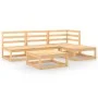 Juego de muebles de jardín 5 piezas madera maciza de pino de , Conjuntos de jardín - Ref: Foro24-3075489, Precio: 251,41 €, D...