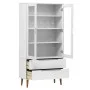 MOLD Vitrine aus massivem weißem Kiefernholz 90x35x175 cm von , Bücherregale und Regale - Ref: Foro24-350544, Preis: 362,83 €...