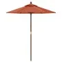 Gartenschirm mit Terrakotta-Holzstange 196x231 cm von , Sonnenschirme - Ref: Foro24-363164, Preis: 55,31 €, Rabatt: %