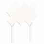 Estructura de cama con cabecero madera maciza blanco de , Camas y somieres - Ref: Foro24-3195252, Precio: 99,46 €, Descuento: %