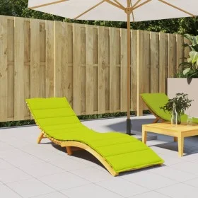 Light green Oxford fabric sun lounger cushion 200x50x3 cm by , Cushions for chairs and sofas - Ref: Foro24-314199, Price: 40,...