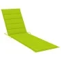 Tumbona con mesa y cojín madera maciza de teca de , Tumbonas - Ref: Foro24-3063032, Precio: 314,91 €, Descuento: %