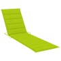 Tumbona con mesa y cojín madera maciza de teca by , Loungers - Ref: Foro24-3063032, Price: 304,24 €, Discount: %