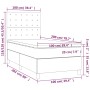 Box spring bed with cream fabric mattress 100x200 cm by , Beds and slatted bases - Ref: Foro24-3142638, Price: 347,00 €, Disc...