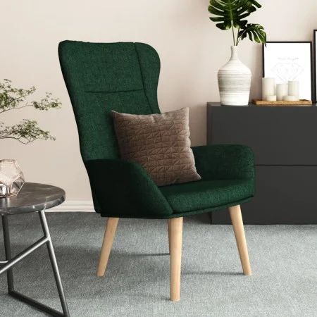 Dunkelgrüner Stoff-Relaxsessel von , Sessel - Ref: Foro24-341399, Preis: 114,94 €, Rabatt: %