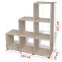 Ladder-shaped bookcase 107 cm white by vidaXL, Bookcases and shelves - Ref: Foro24-242553, Price: 96,03 €, Discount: %