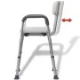 Weißer Duschstuhl aus Aluminium von vidaXL, Duschsitze und Bänke - Ref: Foro24-110129, Preis: 106,78 €, Rabatt: %