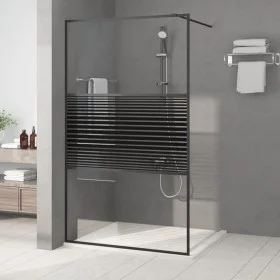 ESG Glasduschwand transparent schwarz 115x195 cm von , Duschwände und Duschwände - Ref: Foro24-152148, Preis: 185,14 €, Rabat...