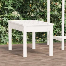 Banco de jardín madera maciza pino blanco 80x44x45 cm by , garden benches - Ref: Foro24-823998, Price: 58,23 €, Discount: %