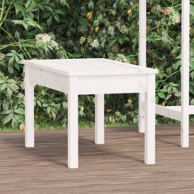 Banco de jardín madera maciza pino blanco 80x44x45 cm by , garden benches - Ref: Foro24-823998, Price: 58,79 €, Discount: %
