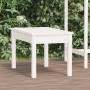 Massive Gartenbank aus weißem Kiefernholz, 80x44x45 cm. von , Gartenbänke - Ref: Foro24-823998, Preis: 58,79 €, Rabatt: %