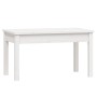Massive Gartenbank aus weißem Kiefernholz, 80x44x45 cm. von , Gartenbänke - Ref: Foro24-823998, Preis: 58,79 €, Rabatt: %