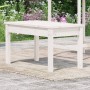 Massive Gartenbank aus weißem Kiefernholz, 80x44x45 cm. von , Gartenbänke - Ref: Foro24-823998, Preis: 58,79 €, Rabatt: %