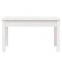 Massive Gartenbank aus weißem Kiefernholz, 80x44x45 cm. von , Gartenbänke - Ref: Foro24-823998, Preis: 58,79 €, Rabatt: %