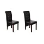 Sillas de comedor 2 unidades cuero sintético marrón de , Sillas de comedor - Ref: Foro24-60622, Precio: 190,27 €, Descuento: %