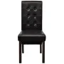 Sillas de comedor 2 unidades cuero sintético marrón de , Sillas de comedor - Ref: Foro24-60622, Precio: 190,27 €, Descuento: %