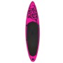 Juego de tabla de paddle surf hinchable rosa 366x7