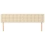 Headboards 2 units of cream-colored fabric 100x5x78/88 cm by , Headboards and footboards - Ref: Foro24-346521, Price: 75,63 €...