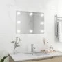Frameless Wall Mirror with LED Lights Rectangular Glass by , Mirrors - Ref: Foro24-3078643, Price: 46,10 €, Discount: %