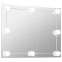 Frameless Wall Mirror with LED Lights Rectangular Glass by , Mirrors - Ref: Foro24-3078643, Price: 46,10 €, Discount: %