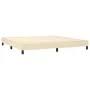 Box spring bed with cream fabric mattress 200x200 cm by , Beds and slatted bases - Ref: Foro24-3130062, Price: 559,31 €, Disc...