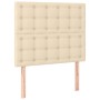 Boxspringbett mit cremefarbener Stoffmatratze 100x200 cm von , Betten und Lattenroste - Ref: Foro24-3131734, Preis: 337,23 €,...