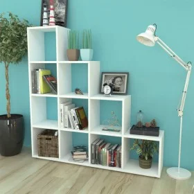 Leiterförmiges Bücherregal 142 cm weiß von vidaXL, Bücherregale und Regale - Ref: Foro24-242550, Preis: 137,15 €, Rabatt: %