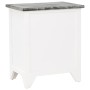 Nightstands with drawers 2 units gray and white by vidaXL, Nightstands - Ref: Foro24-242041, Price: 72,03 €, Discount: %
