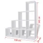 Ladder-shaped bookcase 142 cm white by vidaXL, Bookcases and shelves - Ref: Foro24-242550, Price: 137,15 €, Discount: %